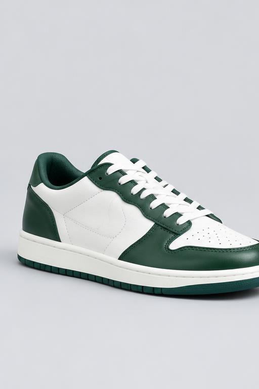 Sneakers présentées dans une boutique de démonstration